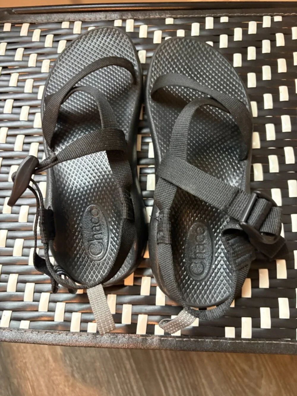 Chaco Kids Z/1 Classic Sport Sandals Black Size US Youth 6 EU 37 Adjustable
